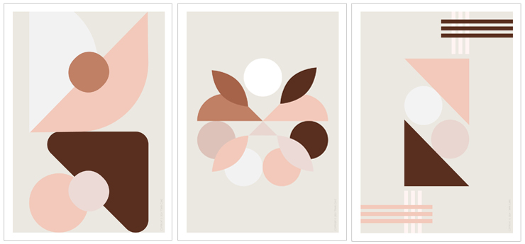 geometric prints by Tanya