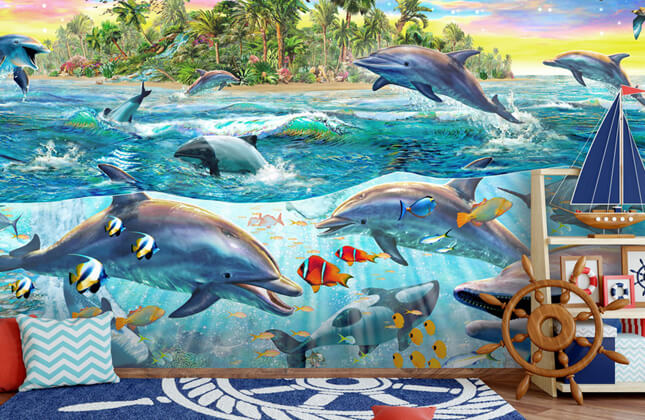 Sea Life and Fish Wallpaper